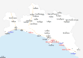 mappa provincia Genova