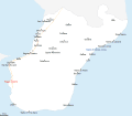 mappa provincia Reggio Calabria