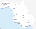 mappa provincia Salerno