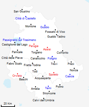 map region Umbria